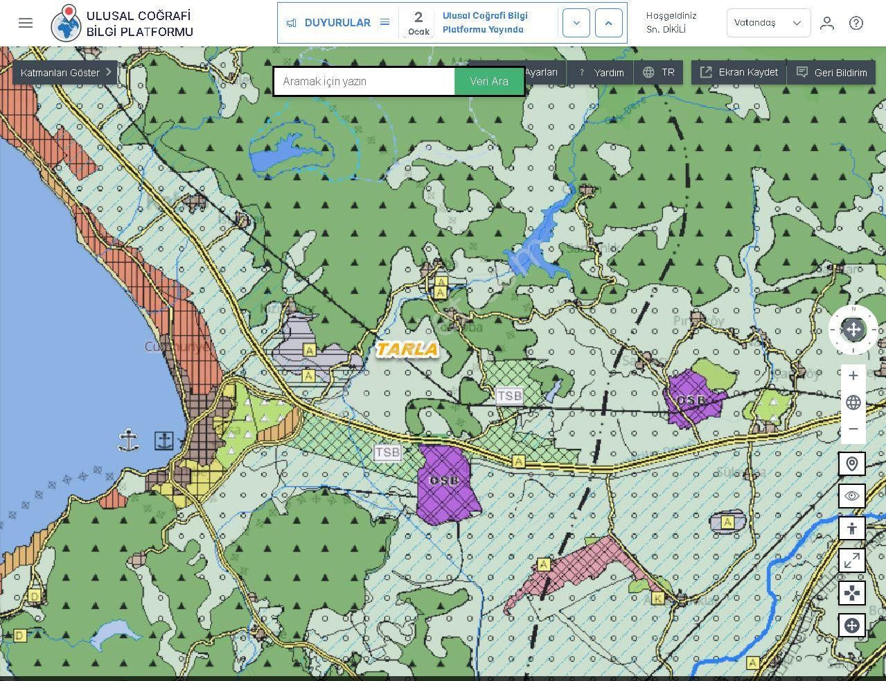 İzmir Dikili Kocaoba,da Satılık Kooperatiflere Uygun 74.bin.m2 Tarla - Görsel 5