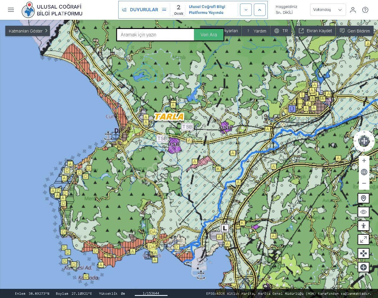 İzmir Dikili Kocaoba,da Satılık Kooperatiflere Uygun 74.bin.m2 Tarla - Görsel 4