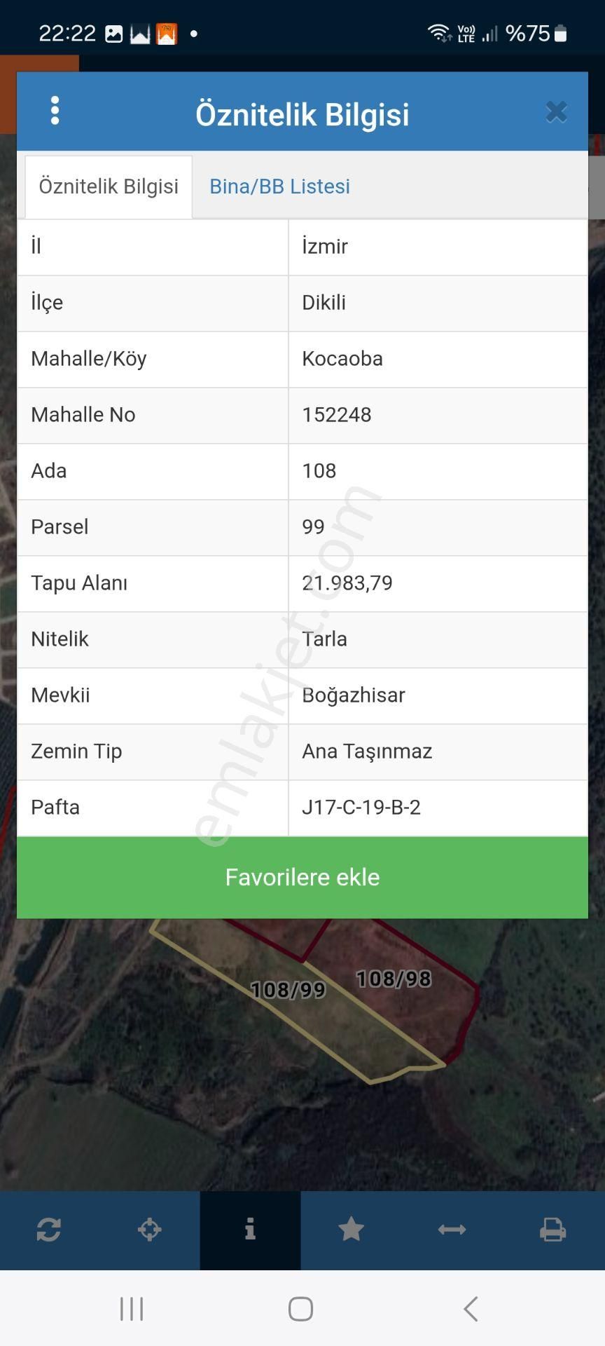 İzmir Dikili Kocaoba,da Satılık Kooperatiflere Uygun 22.bin.m2 Tarla - Görsel 20