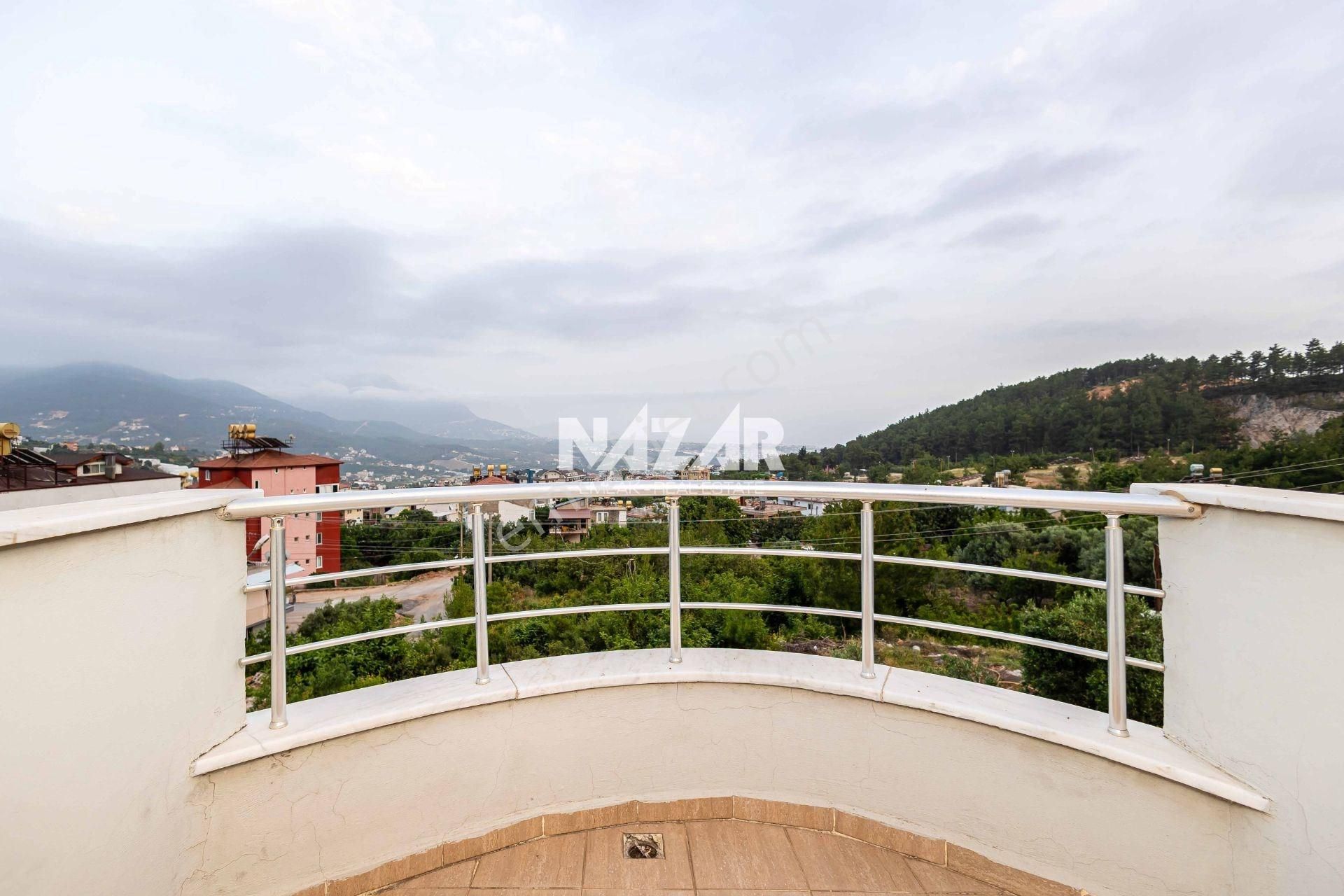 Alanya Oba’da Satılık Manzaralı 5+1 Müstakil Villa - Görsel 30