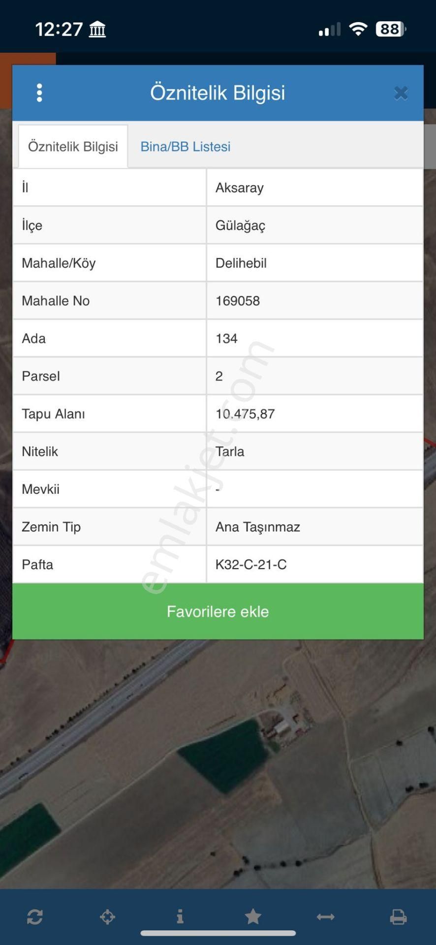 Nevşehir Yoluna Sıfır Nadir Bulunacak Arsalardan