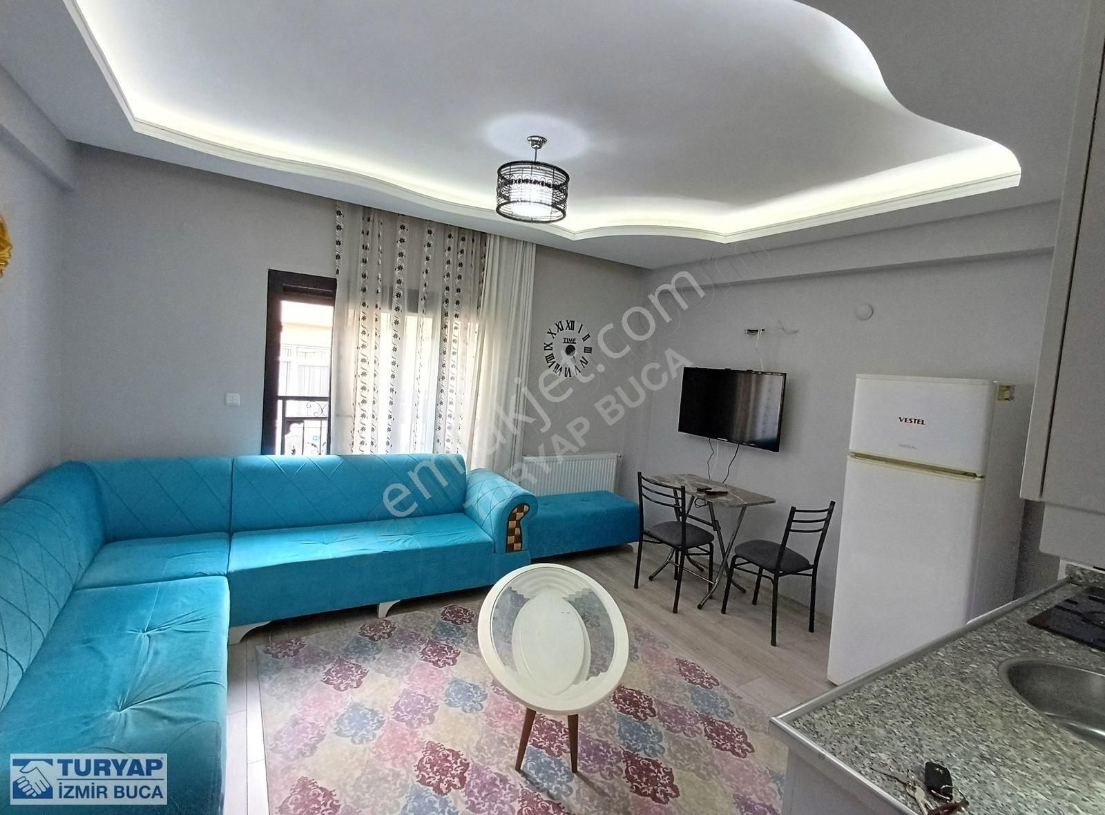 Turyap Buca'dan Üniversite Yakını Eşyalı D.gazlı 1+1 Daire