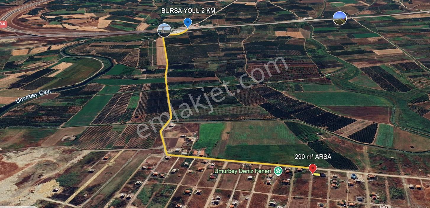 Çanakkale Umurbey De Satılık İmarlı Arsa