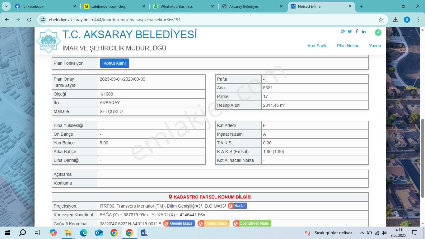 Aksaray Paşacık Da Kat Karşılığı Kupon Arsa - Görsel 2