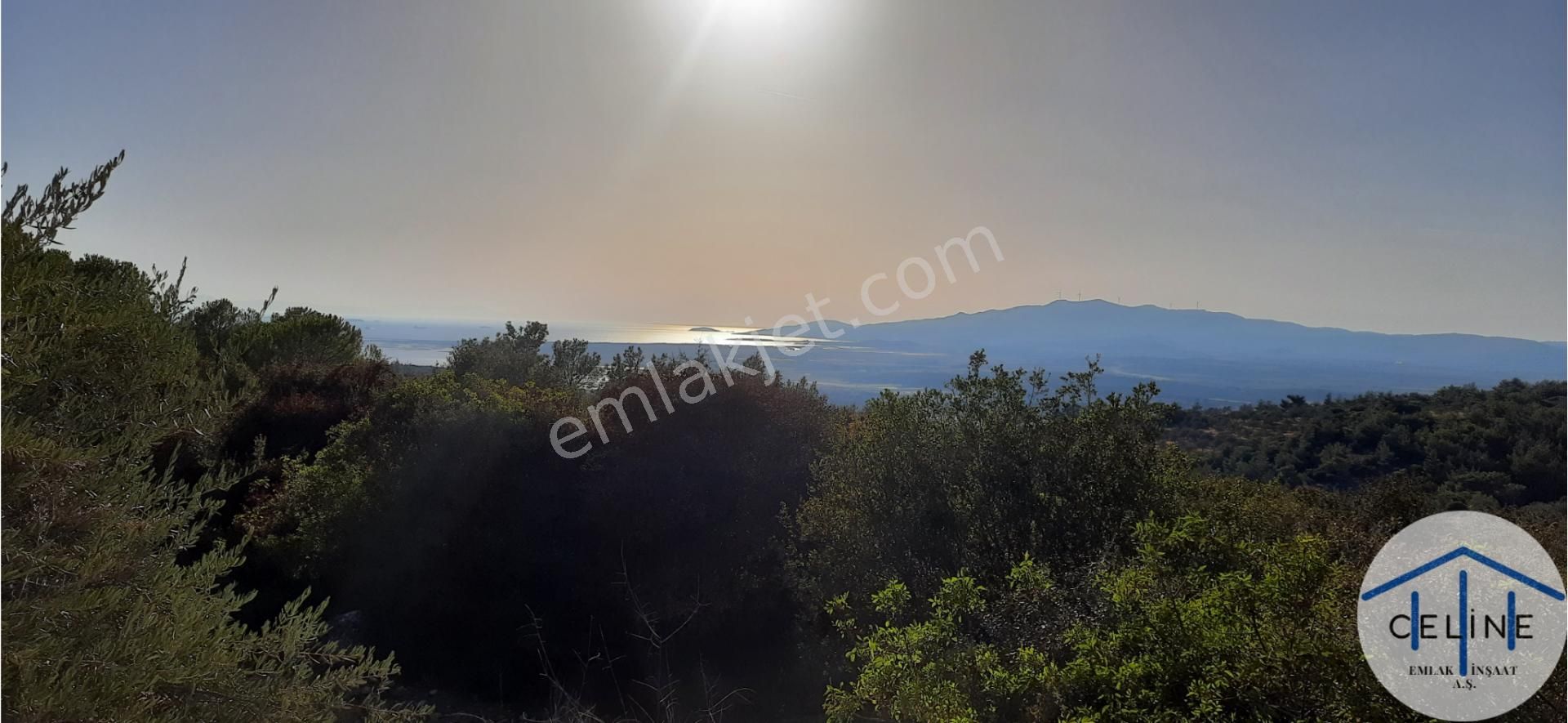 Zeytindağda Full Deniz Manzaralı 18 Dönüm Kadastral Yola 200 Metre Cepheli Tarla