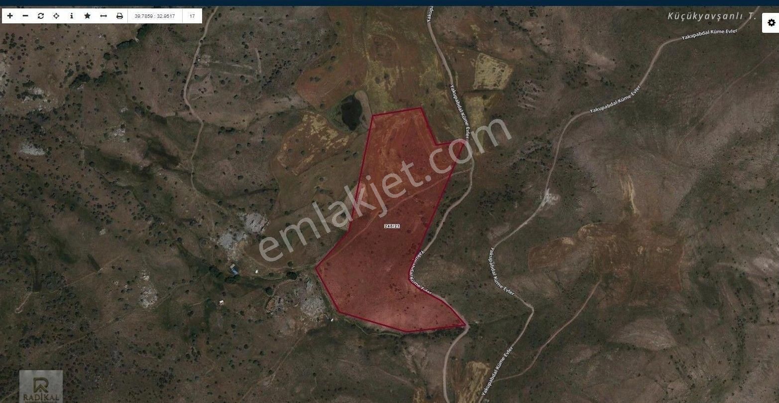 Çankaya Yakupabdal Mahallesi 1.000m2 Hisseli Tapu Satılık Yatırımlık Tarla .....