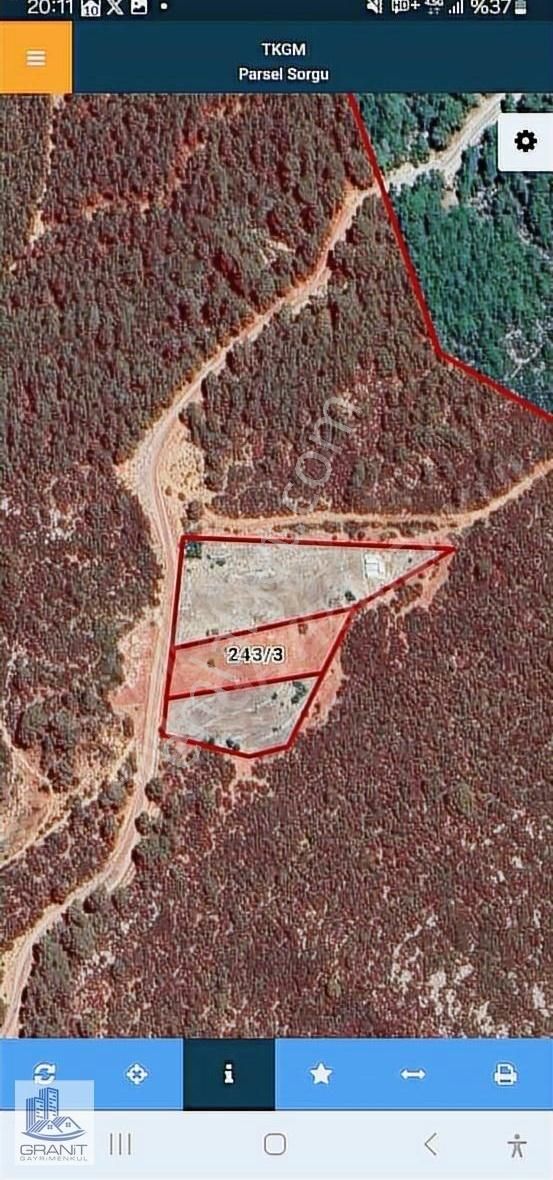 Granit Gayrimenkul Den Antalya Kaş Sarıbelende Yola Cephe Tarla - Görsel 6