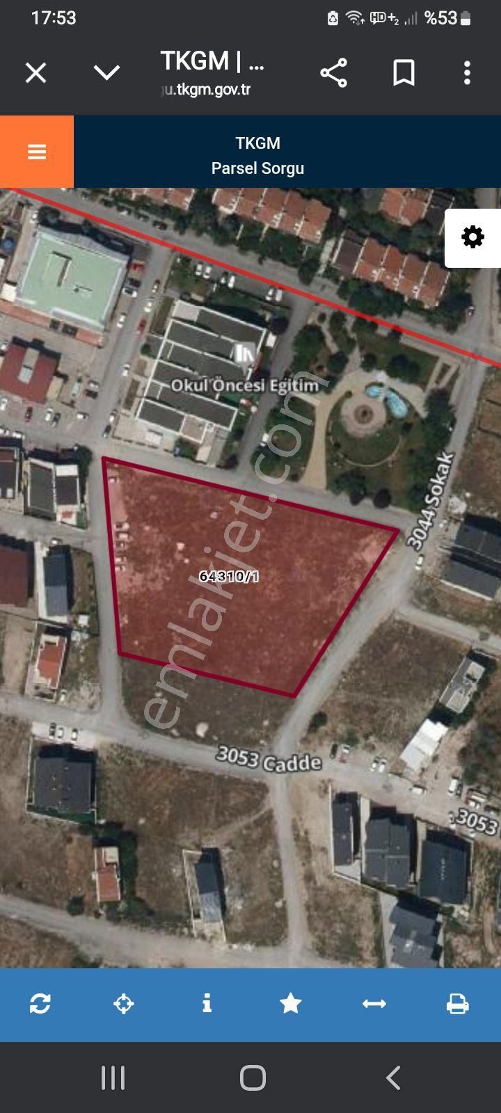 Çankaya Yaşamkentte Satılık Ticari İmarlı Arsa Hissesi