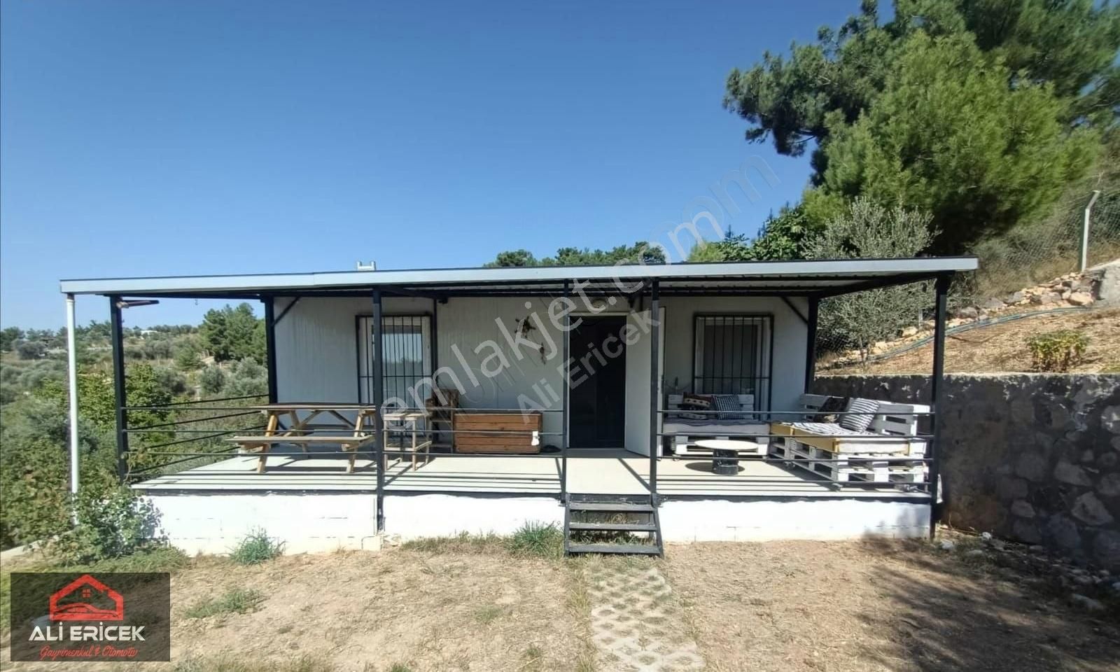 Kemalpaşa Damlacıkta Satılık 500m² Bahçe Ve İçinde Konteyner Ev - Görsel 9