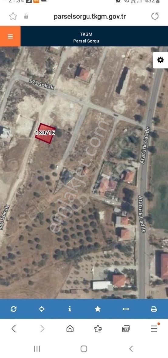 Foça Gerenköy Anayola Yakın Satılık Arsa