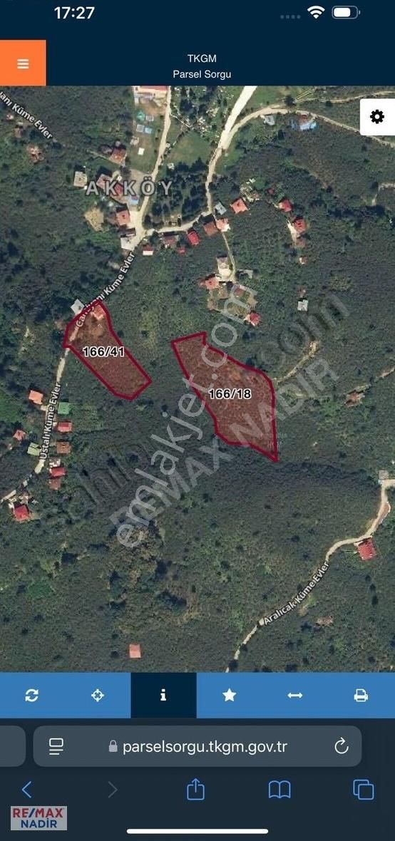 Remaxnadir'den Merkezakköyde Anayol Cepeli Satılık Fındık Bahçe