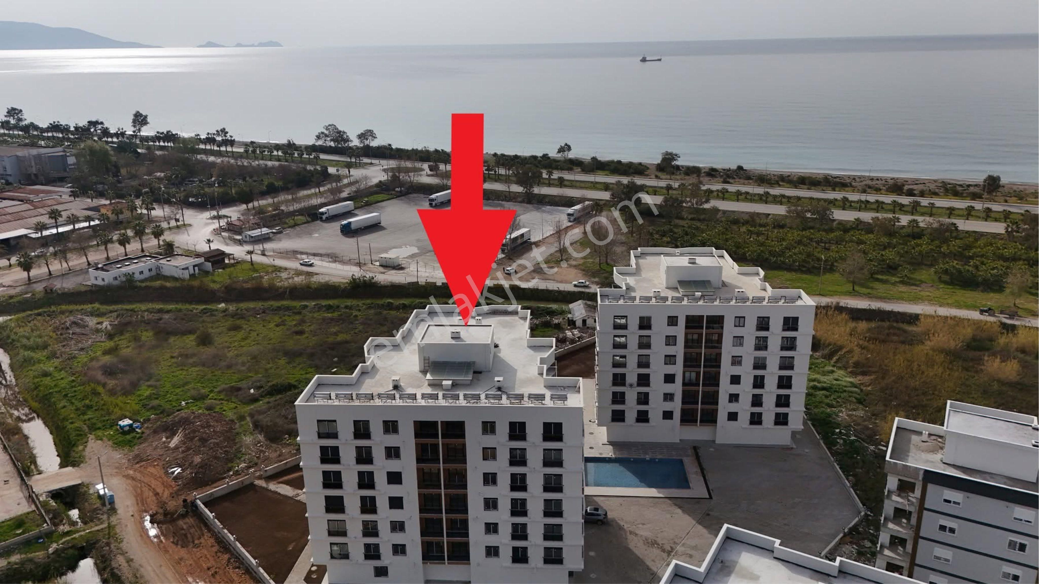 Finike Sahilde Deniz Manzaralı Sıfır 2+1 Kiralık Daire