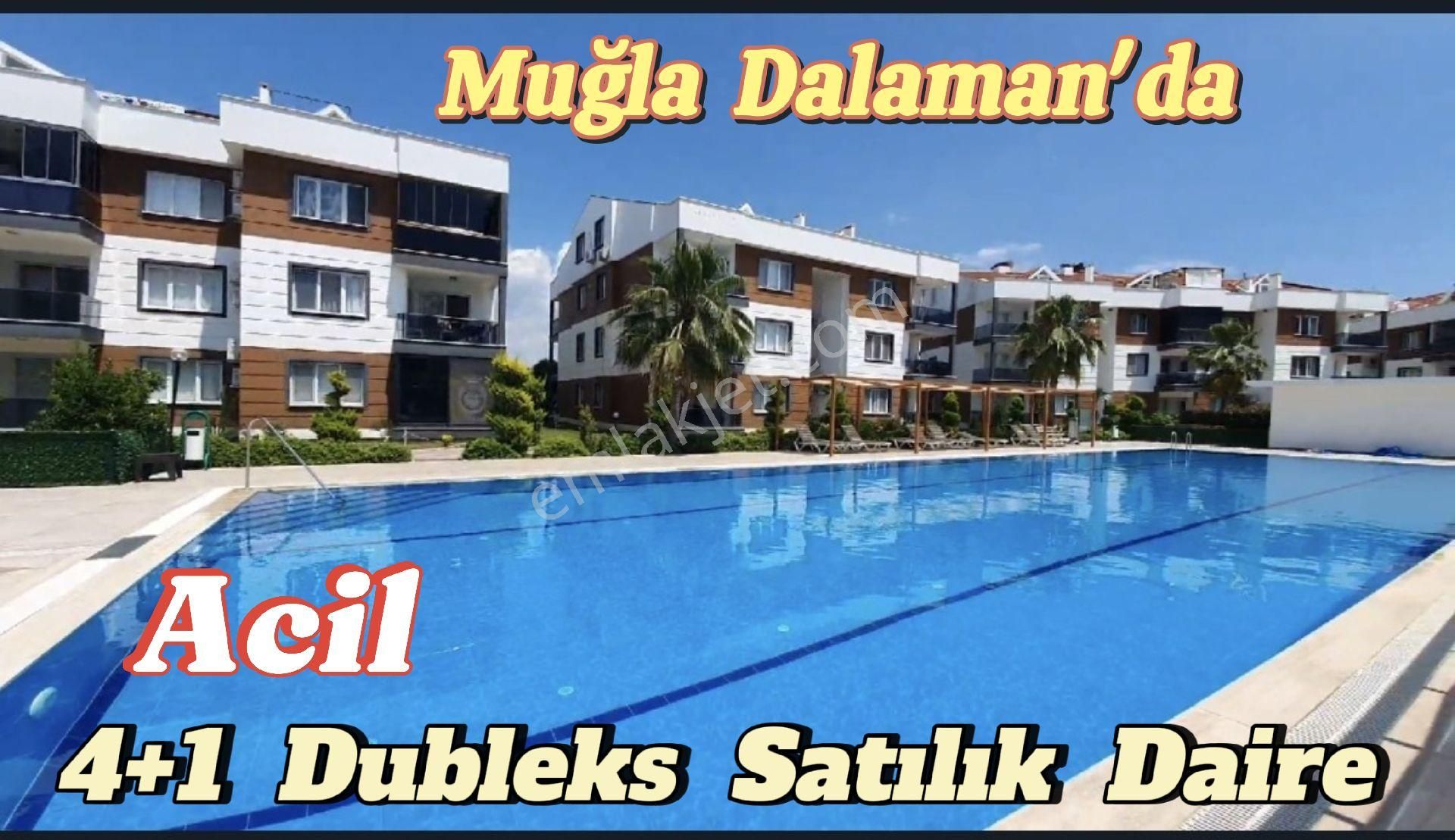 Muğla Dalaman'da Güvenlikli Site İçinde Satılık 4+1 Daire