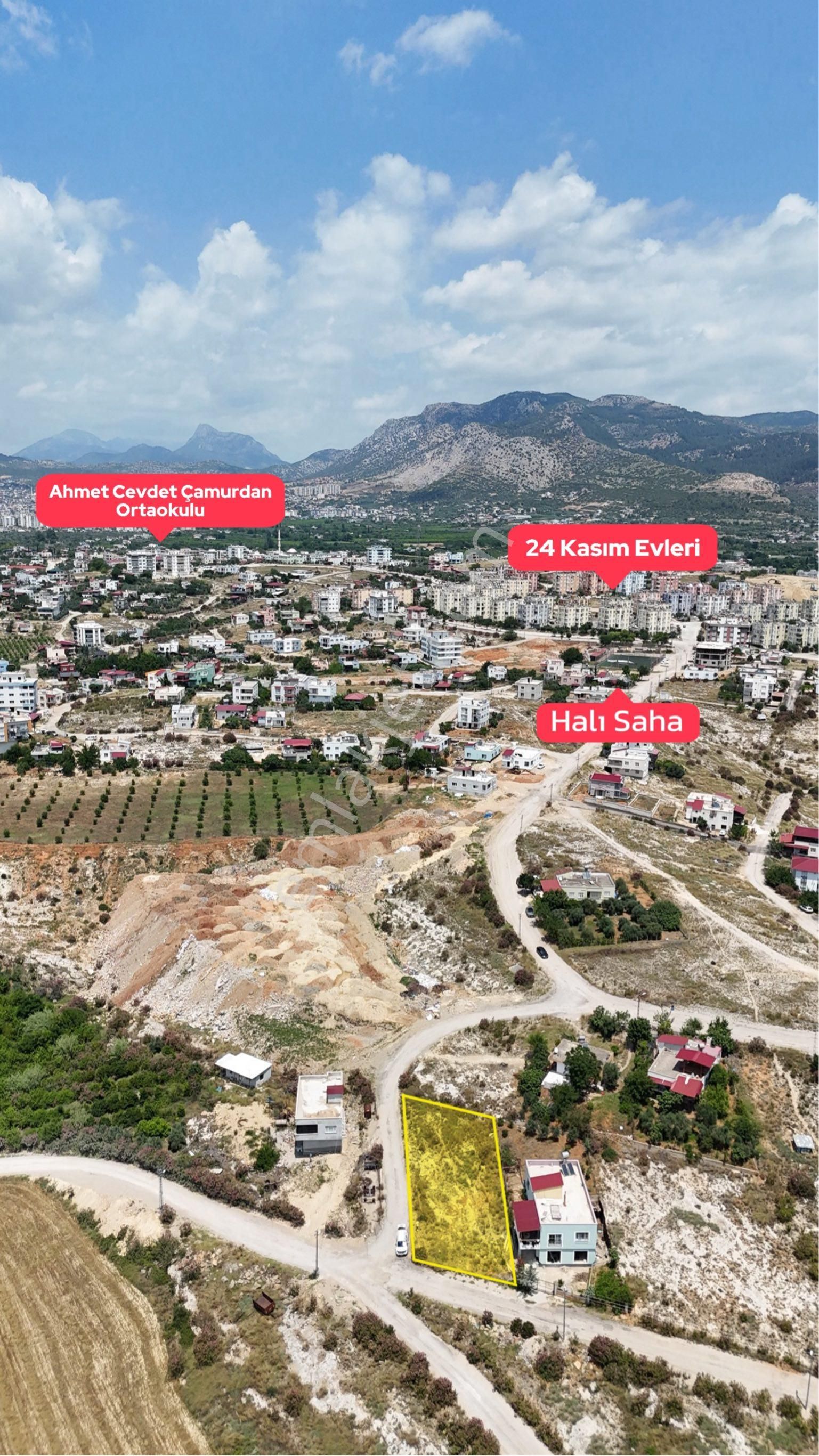 Kozan Divan Emlak’tan Tavşantepe’de 4 Kata İmarlı Köşe Arsa