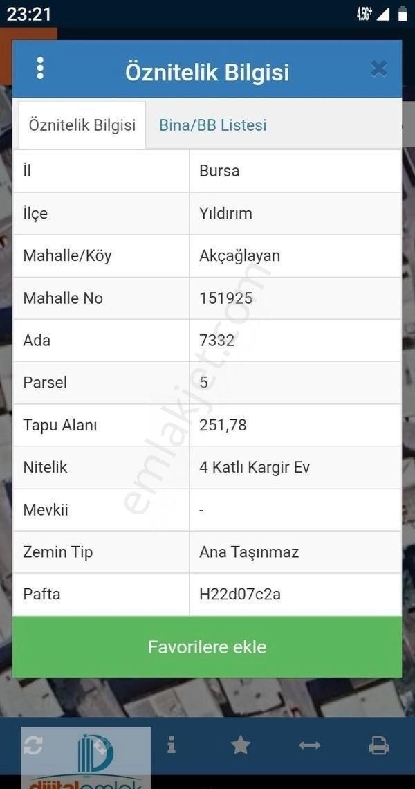Dijitalemlak’tan Yıldırım Akçağlayanda Satılık 5 Katlı Apartman. - Görsel 3