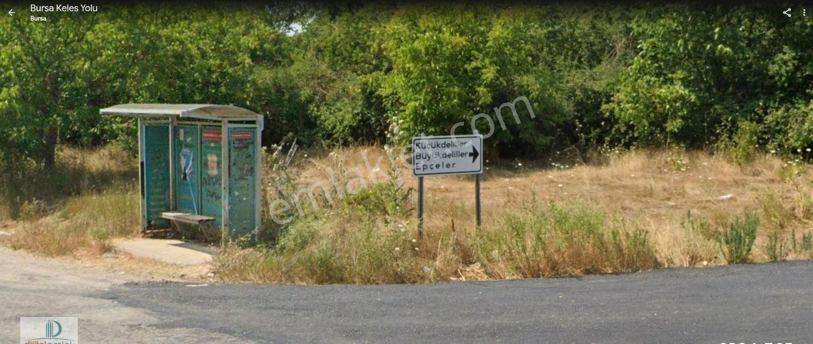 Dijitalemlak'tan Osmangazi Büyükdeliller Köyünde Satılık 6.600 M2 Köye Yakın Manzaralı Tarla. - Görsel 2