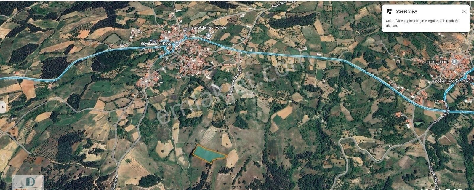 Dijitalemlak'tan Osmangazi Büyükdeliller Köyünde Satılık 6.600 M2 Köye Yakın Manzaralı Tarla. - Görsel 7