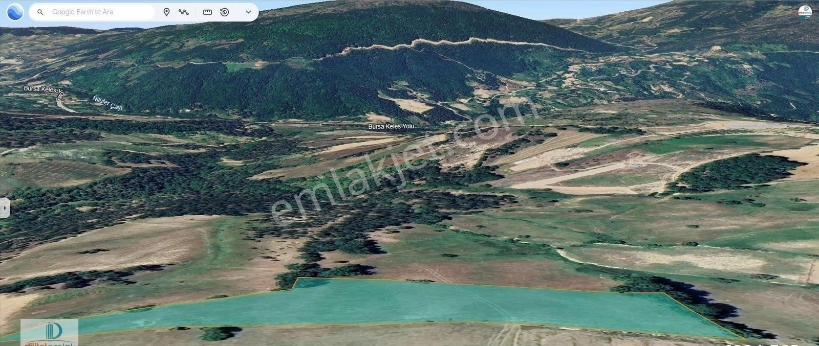 Dijitalemlak'tan Osmangazi Büyükdeliller Köyünde Satılık 6.600 M2 Köye Yakın Manzaralı Tarla. - Görsel 10