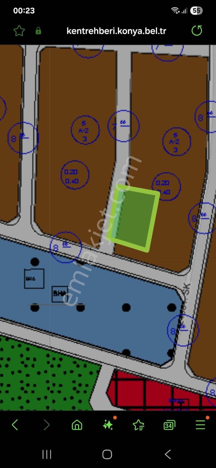 Kızılörende 2 Kata İmarlı 591 M2 Satılık Arsa