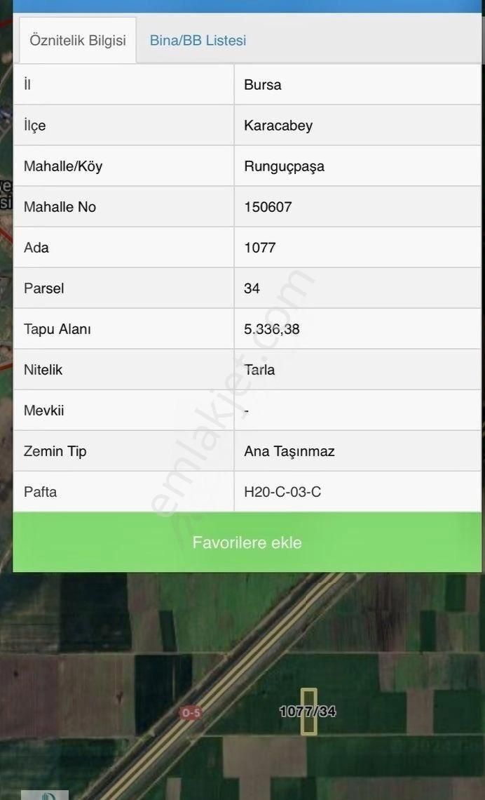 Karacabey Runguçpaşa'da Otobana Ve Yerleşime Yakın 5.500m2 Tarla - Görsel 8