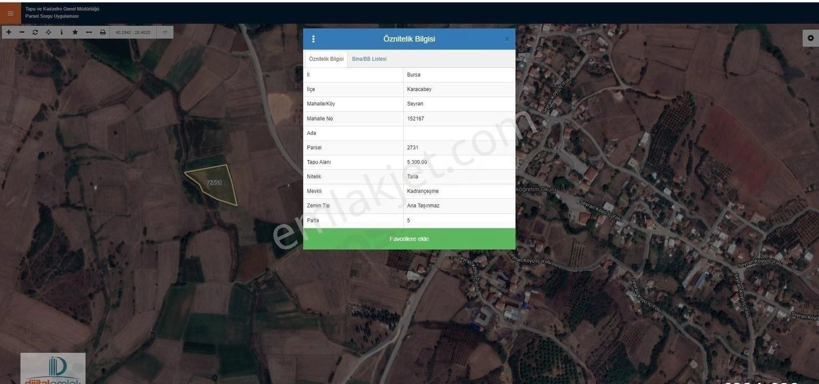 Dijitalemlak'tan Karacabey Seyran'da Kentsel Gelişim Alanında Köye Yakın Satılık 5.300 M2 Kıymetli - Görsel 20