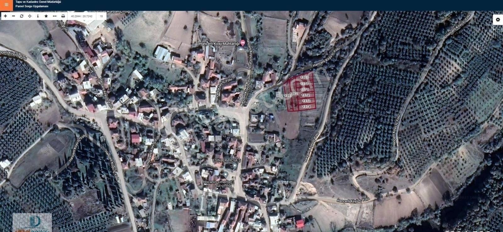 Dijitalemlak'tan Mudanya Hançerlide Köy İçi Satılık Konut Arsaları. - Görsel 8