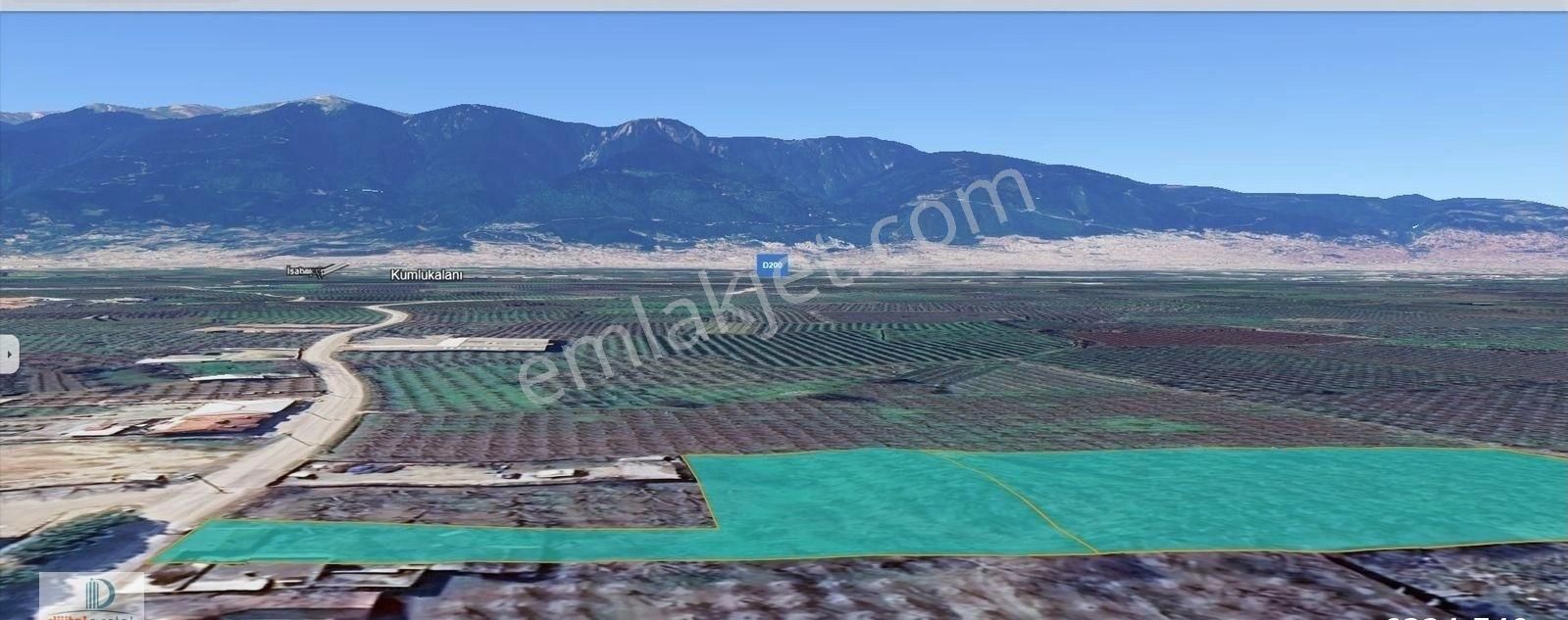 Dijitalemlak’tan Gürsu Kazıklıköyü Girişinde Asfalta Cephe Satılık 8.260 M2 Kıymetli Arazi. - Görsel 3