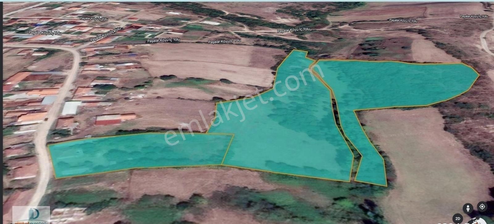 Mustafakemalpaşa Osb Bitişiği Paşalar Köyü İçerisinde Satılık 25 Dönüm Kıymetli Arazi. - Görsel 16