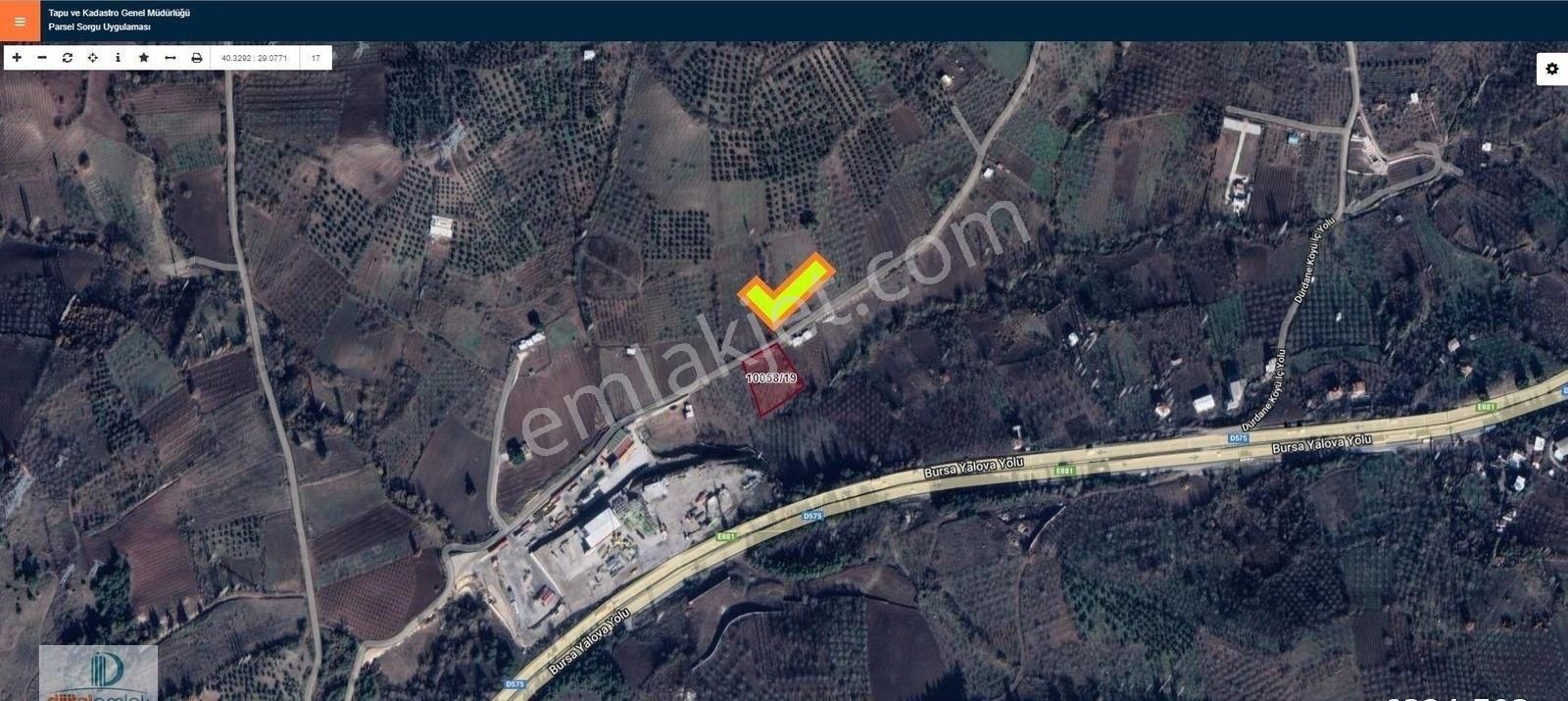 İstanbul Yoluna Yakın Dürdanede Yola Cepheli 3 Dönüm Satılık Kıymetli Arazi. - Görsel 8