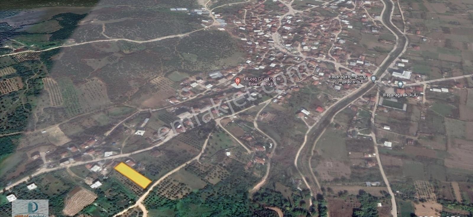 Dijitalemlak'tan Nilüfer Hasanağa'da 1.424 M2 Konut İmarlı Satılık Arsa. - Görsel 4