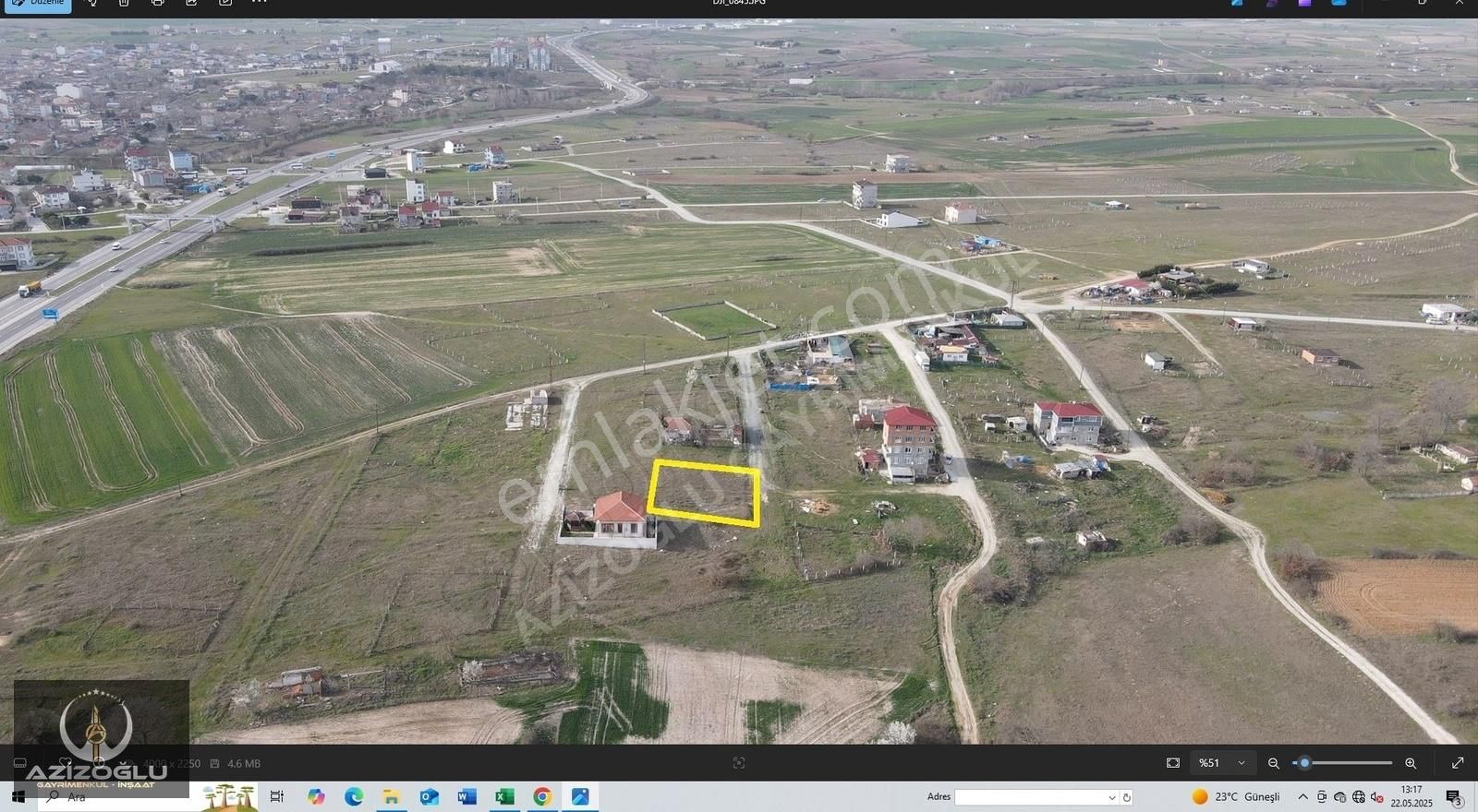 Saray Büyükyoncalı'da İnşaat Yapımına Uygun 250m² Satılık Arsa