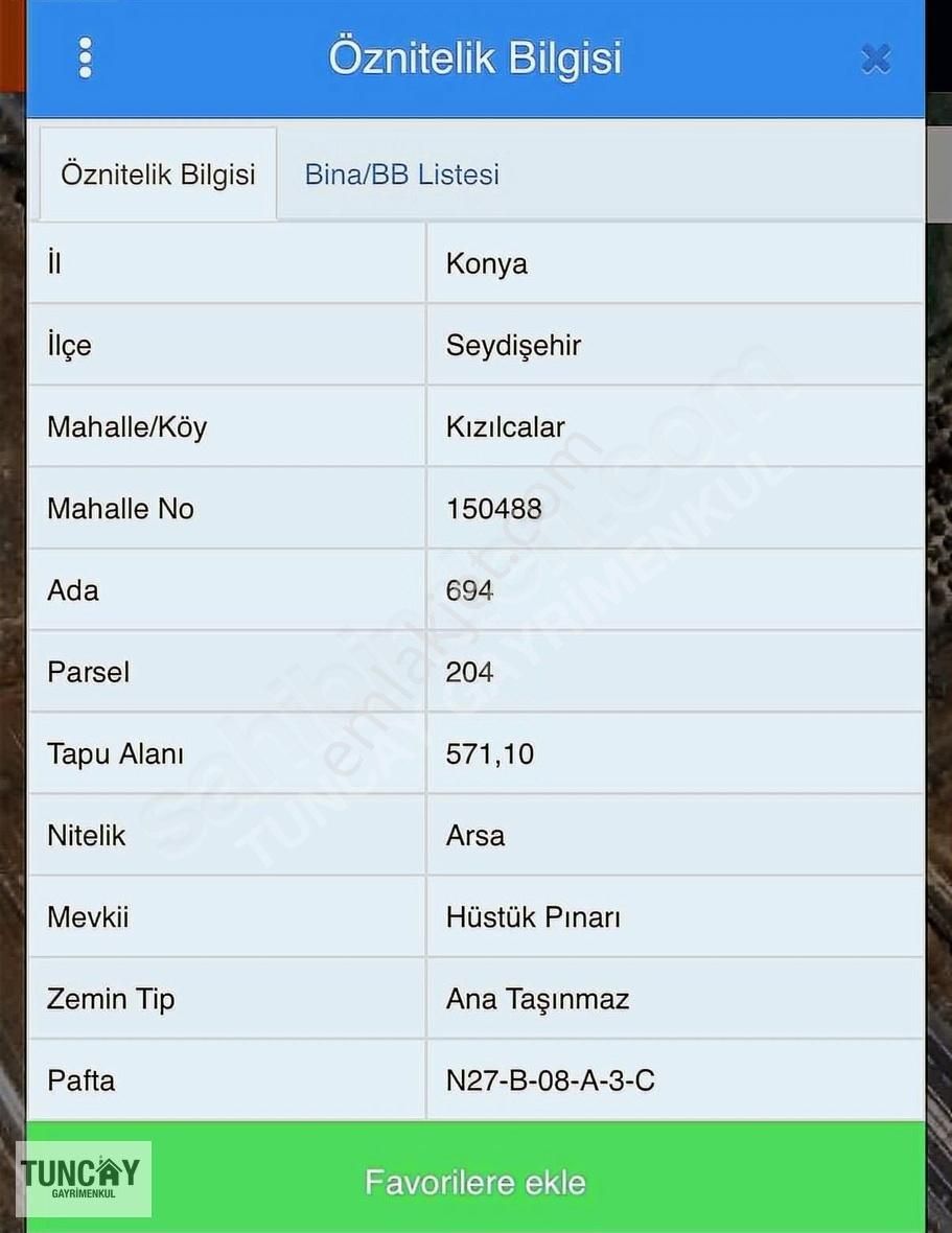 Tuncay'dan Satılık Ticari Arsalar - Görsel 2