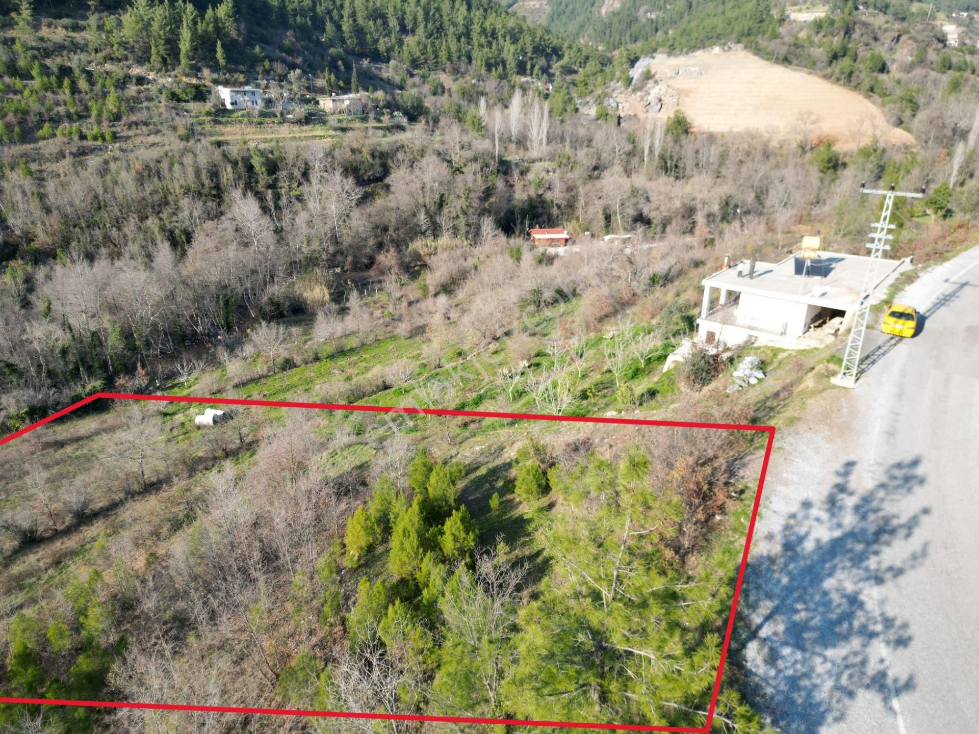 Alanya Sapadere Mah. Bungalov Yapımına Uygun Dereye Sıfır 3200 M2 Satılık Tarla - Görsel 6