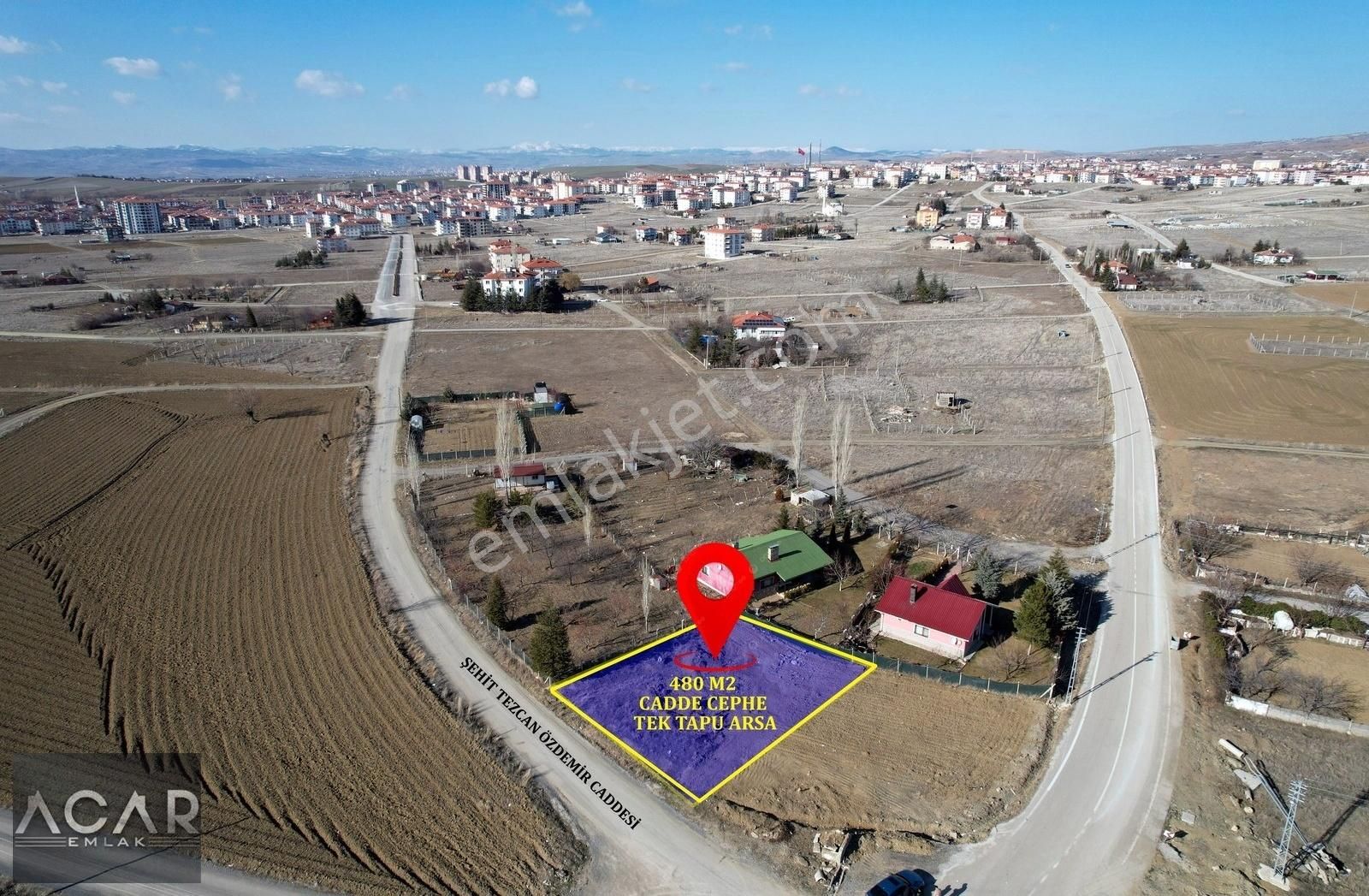 Acar Emlak'tan Şehit Tezcan Özdemir Caddesi Üzerinde 480 M2 Arsa - Görsel 10