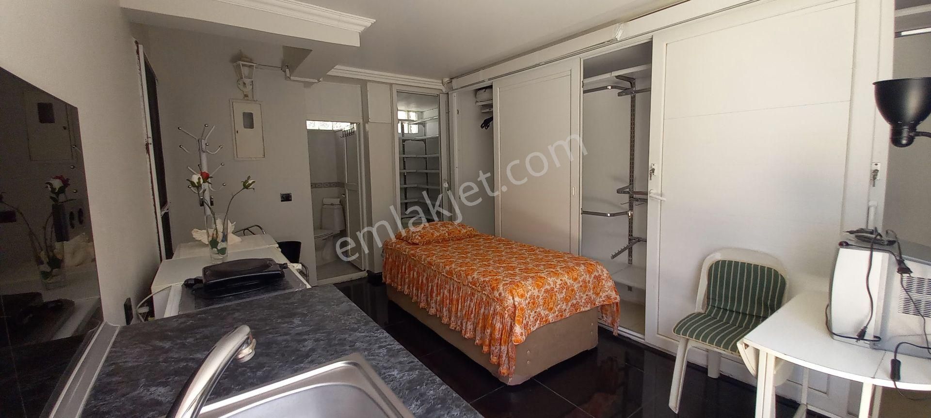 Kuşadası Karaova Mevkii'nde, Yalnızca Tek Kişi İçin Uygun 1+0 Tam Eşyalı Kiralık Daire. Plaja 1 Km - Görsel 8