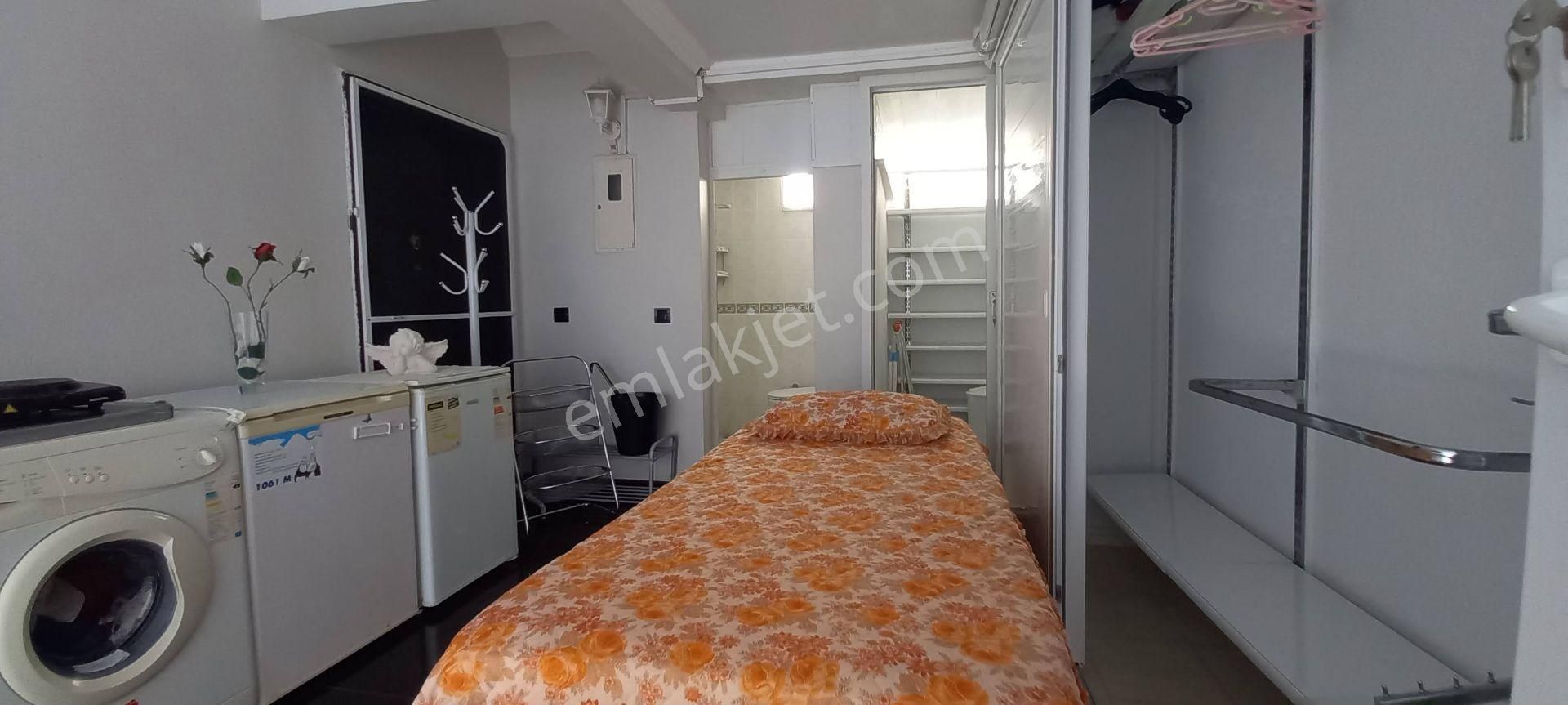 Kuşadası Karaova Mevkii'nde, Yalnızca Tek Kişi İçin Uygun 1+0 Tam Eşyalı Kiralık Daire. Plaja 1 Km - Görsel 17