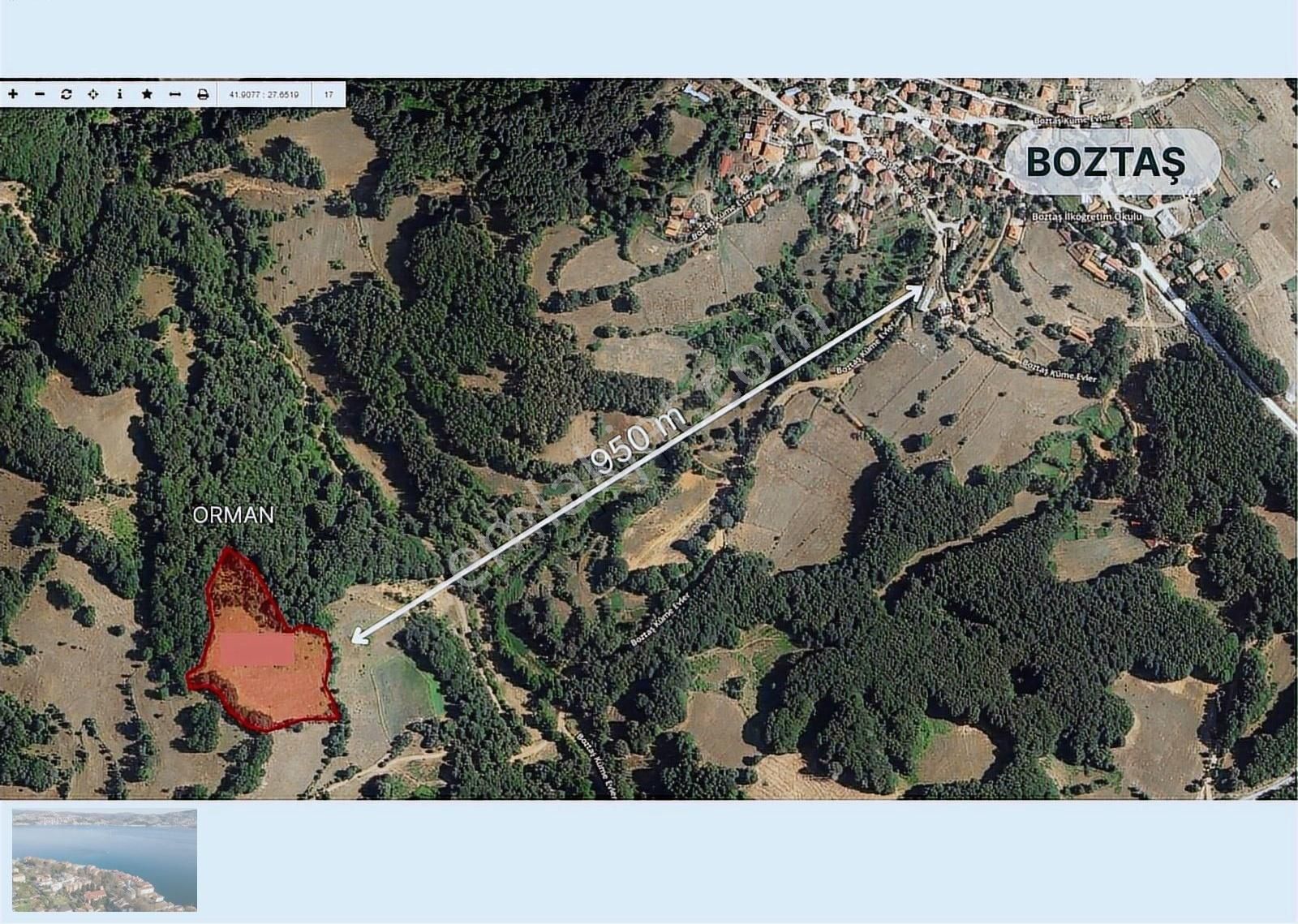 Kırklareli, Yıldız Dağları İçinde Orman'a Komşu 16 Dönüm Tarla