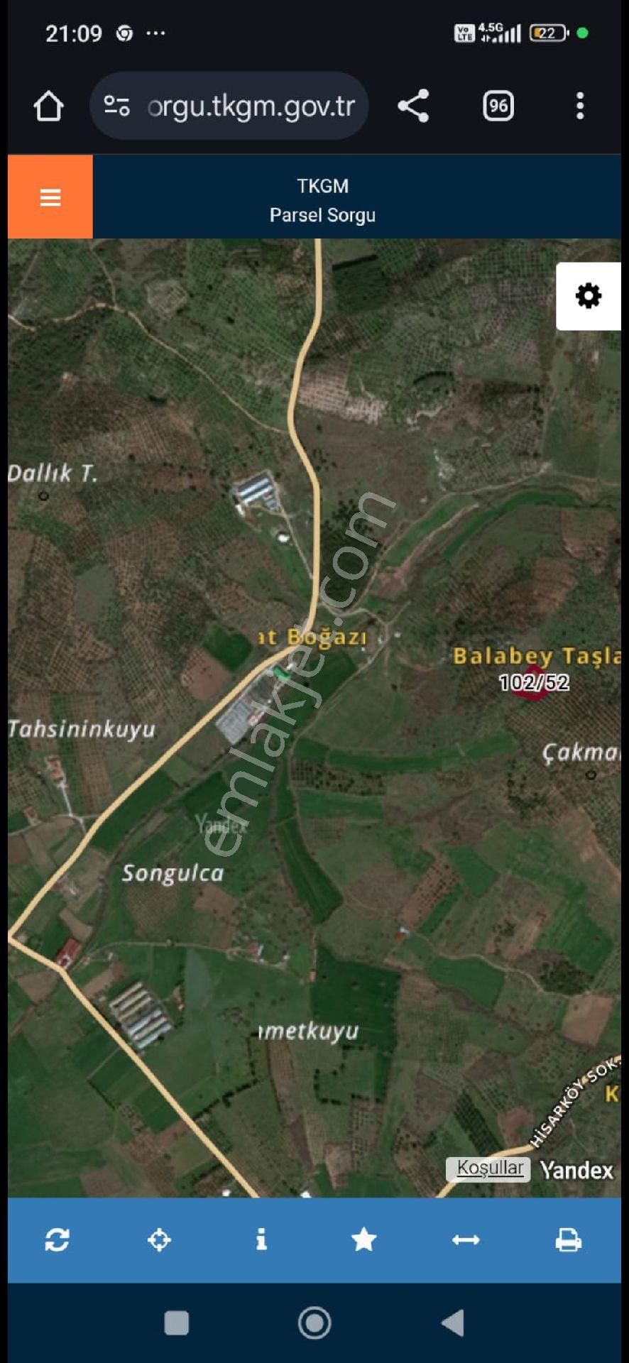 Balikesir Burhaniye Hisarda Acil Satilik Bahce