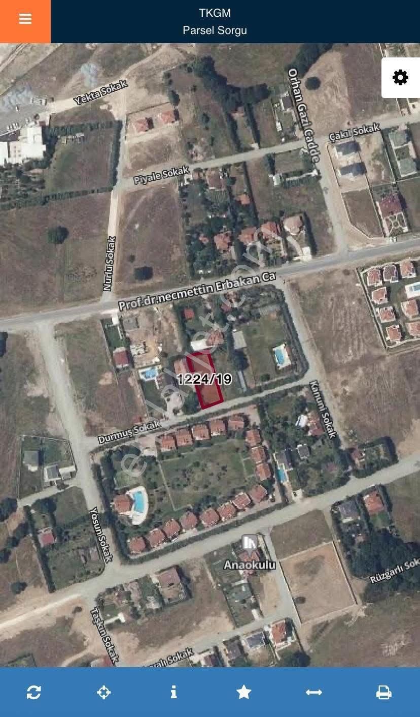 Tekirdağ Çerkezköy Gazimustafakemalpaşa Satılık İmarlı İfrazlı Arsa