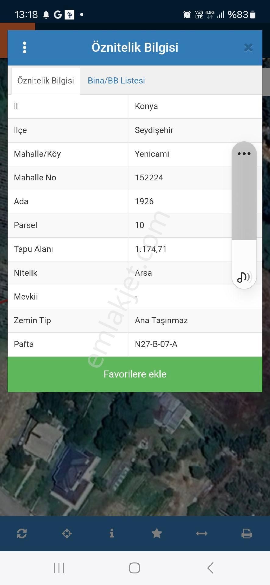 Yenicami Mahallesinde Satılık Arsa
