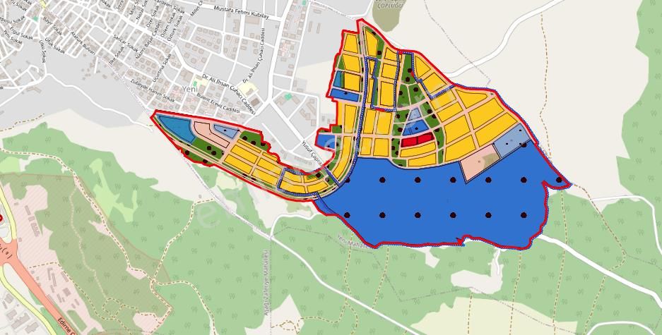 Edirne Keşan'da 3 Bir Tarafı Yol Köşe Parsel 2.039 M2 Müstakil Tapulu Arsa - Görsel 6
