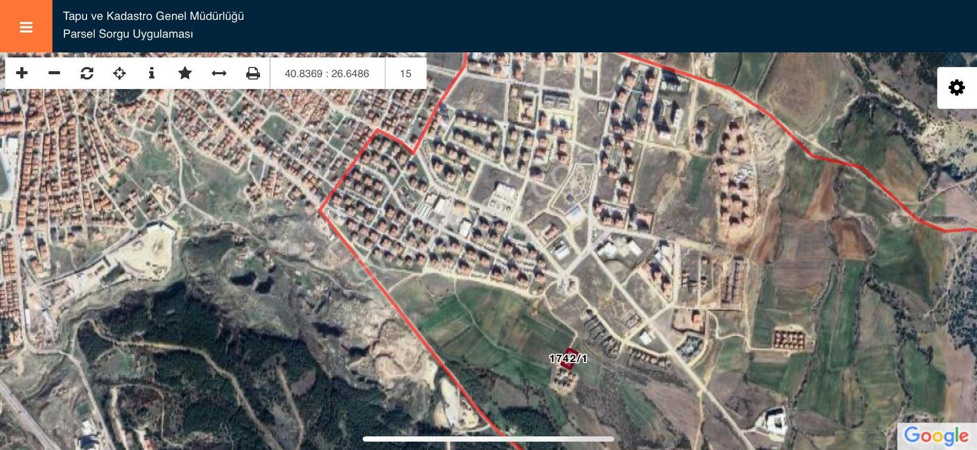 Edirne Keşan'da 3 Bir Tarafı Yol Köşe Parsel 2.039 M2 Müstakil Tapulu Arsa - Görsel 4