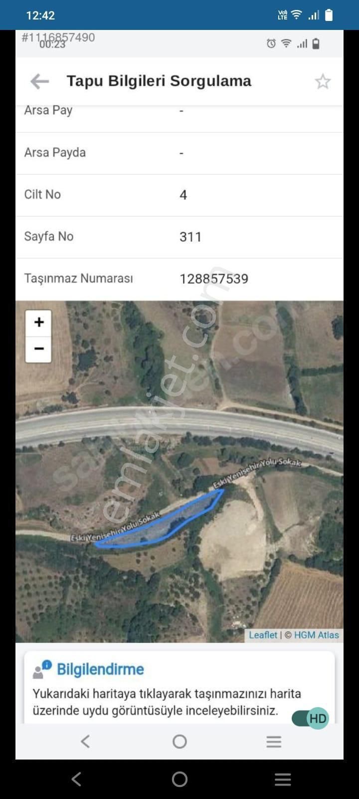 Sahibinden Kestel Erdoğanda Fırsat Tarla
