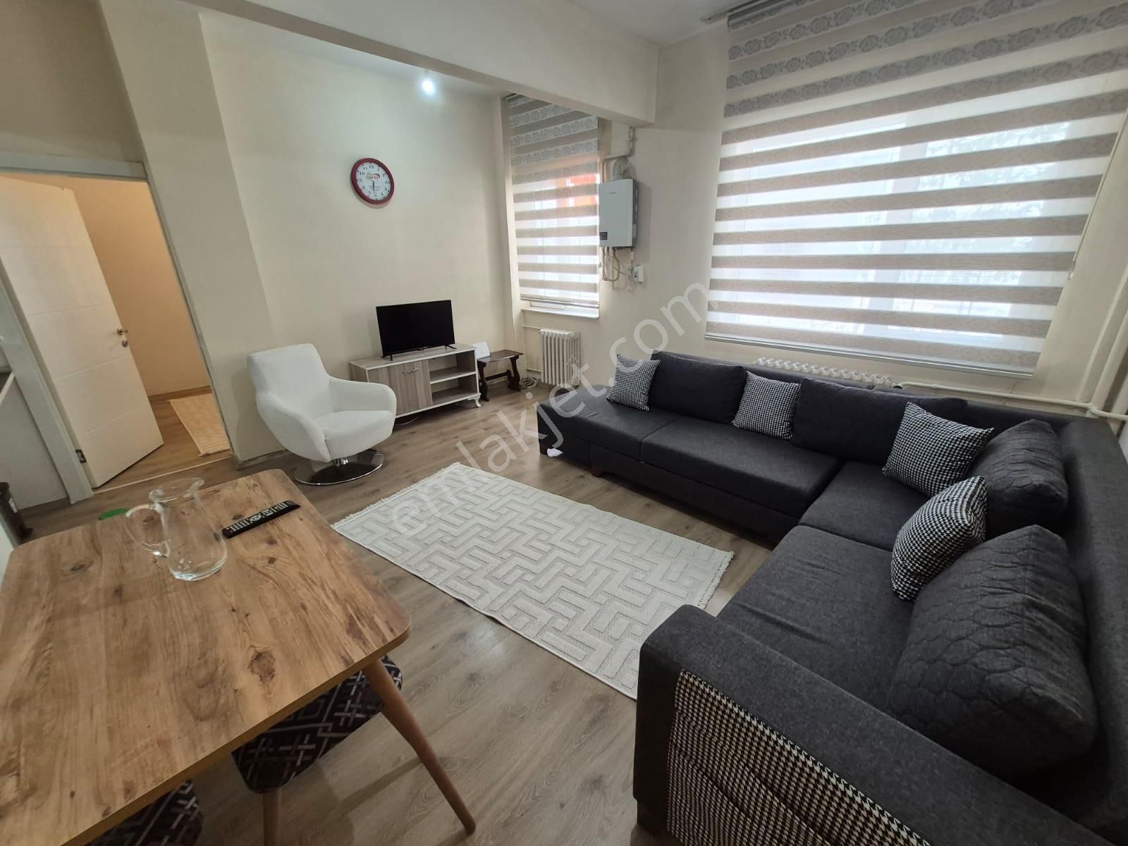 Arel'den Bahçelievler 1 Cd.üstü Mobilyalı Giriş Kat 6 Aylığına Kiralık 1+1
