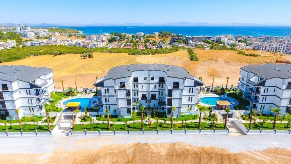 Didim Altınkumda Satılık Denize Yakın Havuzlu Sitede 1+1 Bahçelidaire