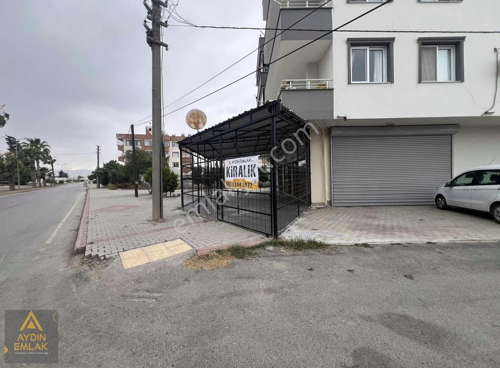 Aydın'dan Kazanlı Yeni Yol Üzeri 150m2 Kiralık Dükkan