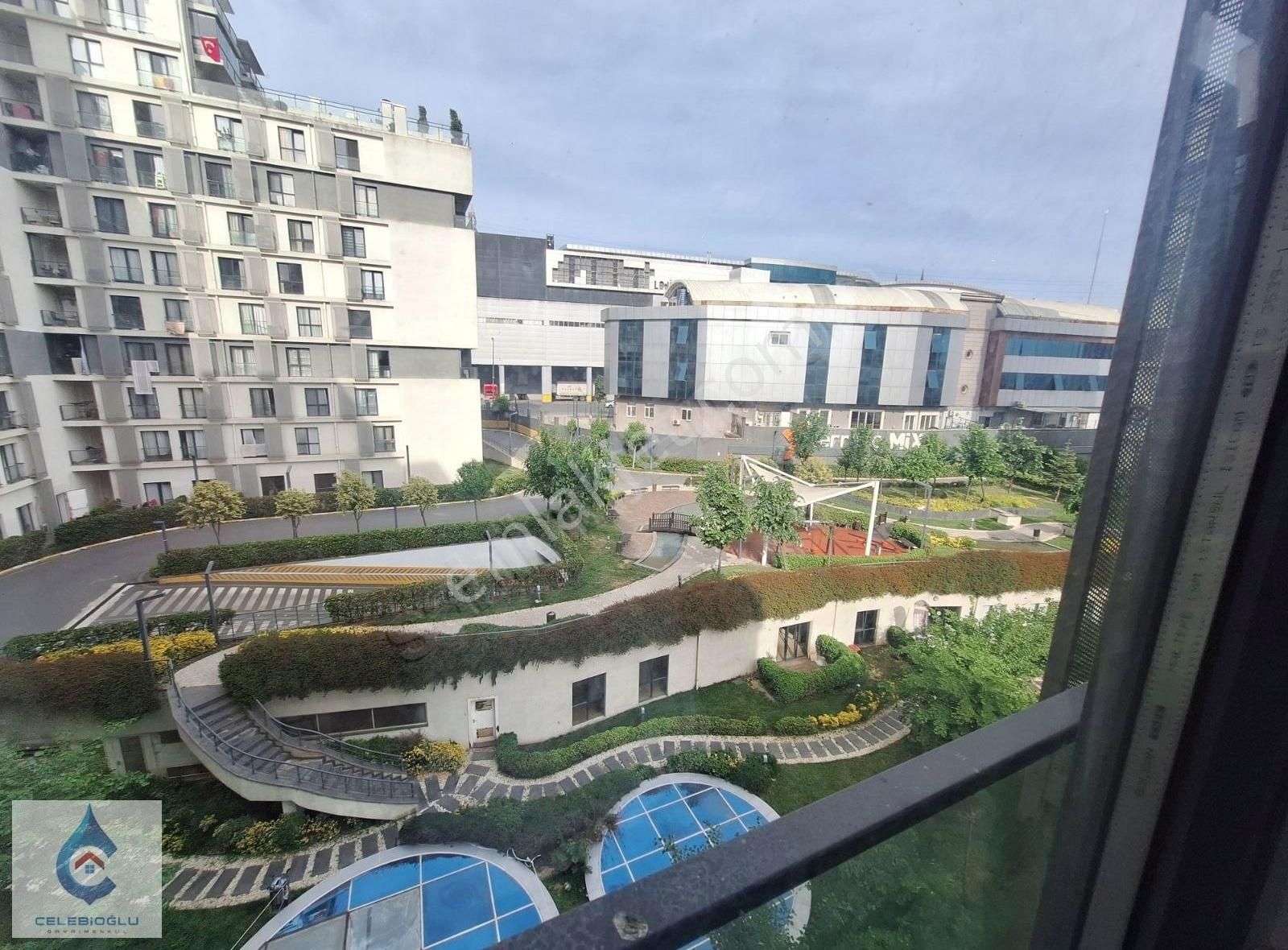 Terrace Sitesinde 1+0 Ful Eşyalı Büyük Balkonlu Peyzaj Cephe