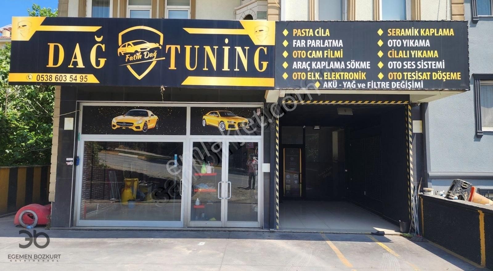 Egemen Bozkurt'tan Erenlerde Ana Cadde Üzerinde Oto Yıkama