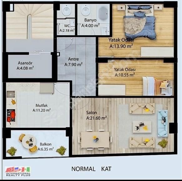 Yarısı Peşin 3cü Kat 86m2 Net Tek Daire Üzeri Orhangazi'de