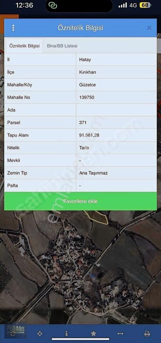 Satılık Tarla 58.5 Dönüm Güzelce Mevkii Anayol Cepheli
